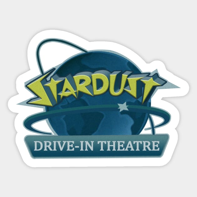 Stardust Drive-In Theatre - Emma's Shirt Gen V Sticker by Polomaker